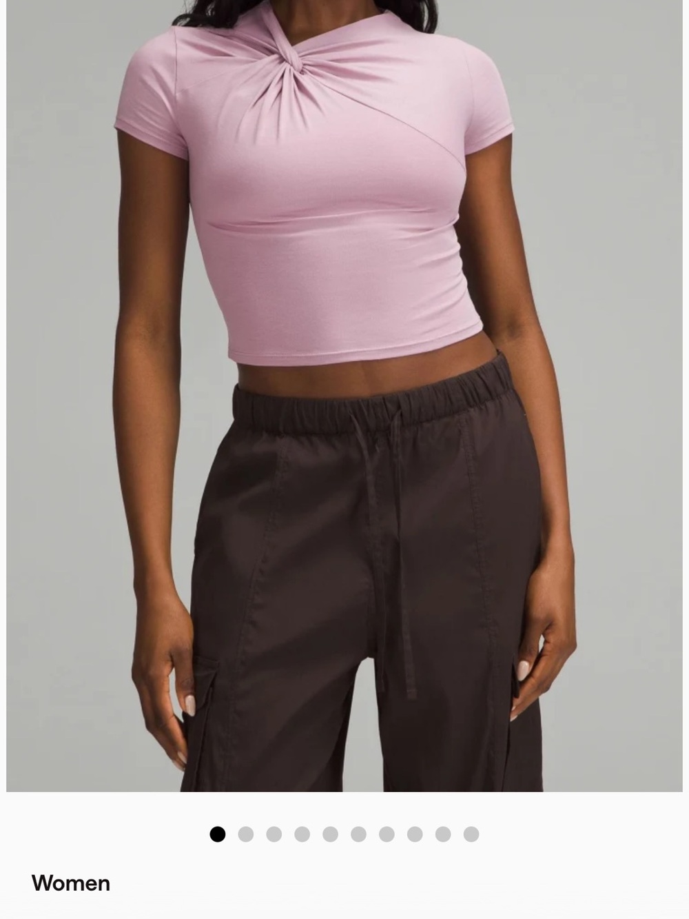 Lululemon Asymmetrical Front-Twist T-Shirt